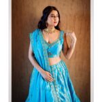 Falaq Naaz Instagram - Phase by phase,she becomes the moon of her sky✨🧿💙🦋 . . Outfit-: @falsheb 💎💍-: @the_jewel_gallery Mua-: @makeupartistshifa 📸-: @prithvi_singh_photography_ . . . #instapost #instacollab #outfits #picoftheday #fashion #actress #styling #blogger #influencer #actress #collaboration #trending #explore #indian #explorepage #falaqnaaz #dailypost #picoftheday #lookoftheday #festivewear #festivevibes