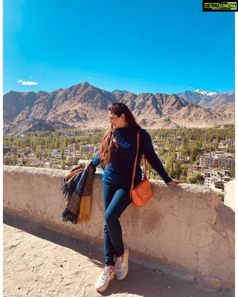 Falaq Naaz Instagram - Always take the scenic route . . . #ladakh Leh Palace