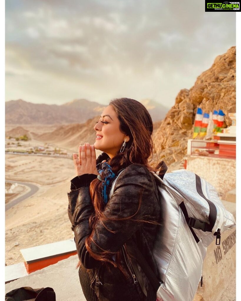Falaq Naaz Instagram - Ilahi mera jee aae aae❤️❤️❤️✨✨✨✨ Thikse Monastery