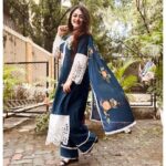 Falaq Naaz Instagram - 💙✨💛✨🤎✨🧡 . . . Outfit-: @bibhaboutique . . . #instapost #instacollab #outfits #picoftheday #fashion #actress #styling #blogger #influencer #actress #collaboration #trending #explore #indian #explorepage #falaqnaaz #dailypost #picoftheday #lookoftheday #dress #clothing #brand #vocalforlocal #pakistani #cottonlawn #pakistanilawnsuit