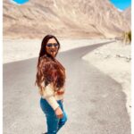 Falaq Naaz Instagram – The Best is yet to come 🌈 Diksit,nubra Valley,ladakh