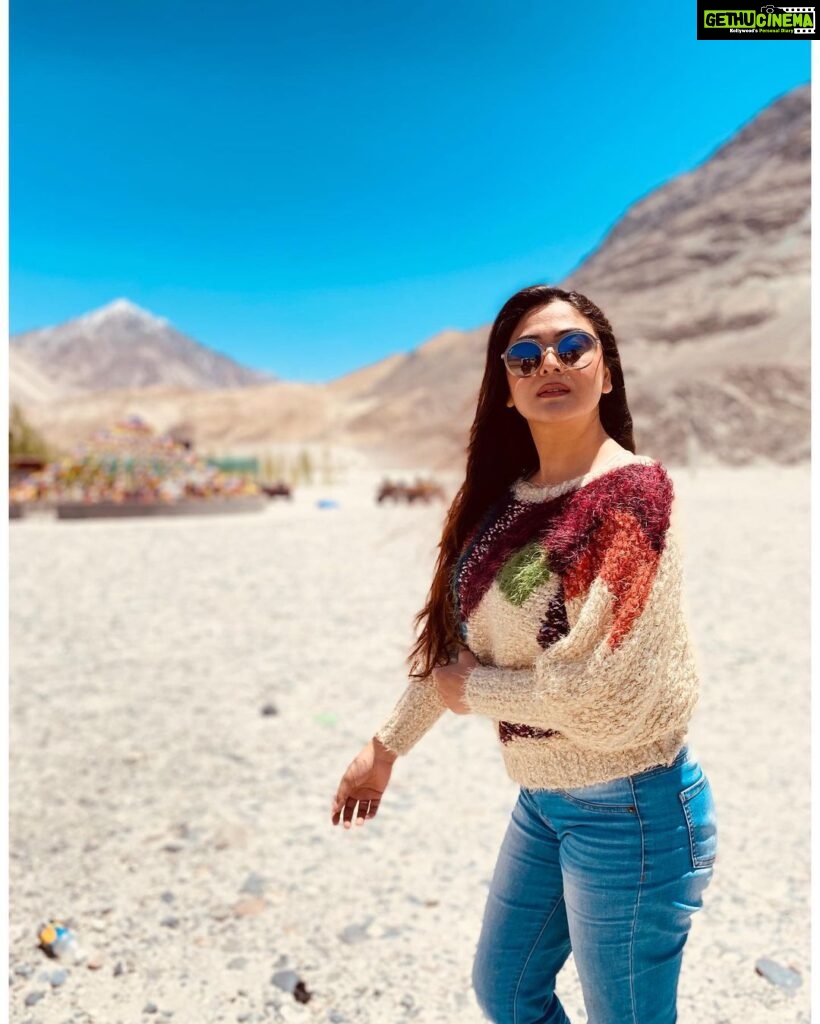 Falaq Naaz Instagram - The Best is yet to come 🌈 Diksit,nubra Valley,ladakh