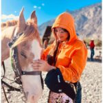 Falaq Naaz Instagram - Best🧡🐴 #chetak . . . #ladakh “Sand Dunes, Hunder, Nubra Valley”