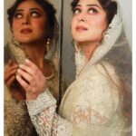 Falaq Naaz Instagram - And a little bit of pixie Dust 🧚‍♀️💫 . . . Outfit-: @asbaabofficial Makeup-: @zk_bridal_studio_and_academy Pc-: @sn_photografy_06 . . . #bridallook #falaqnaaz #ɴᴇᴡᴘᴏsᴛ #trending #whitelehenga #fashion #photoshoot #pictures