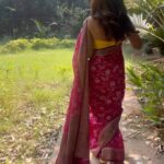 Fenil Umrigar Instagram - Saree love🤍 Wearing: @abirabybeena
