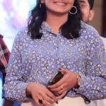 Gayathri Arun Instagram - From the press meet of Ennalum Entaliya💙 VC @sajith_capz
