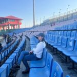 Gayathri Arun Instagram - Waiting for the cricket season to begin be like.. #himachalcricketstadium #cricketlover 📸 @arunrmenon7 Himachal Pradesh Cricket Association Stadium