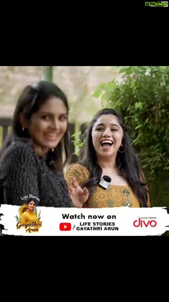 Gayathri Arun Instagram - How Gayathri has brought us back to the memories of Māyika! Having this chat shot at Māyika's "Muthassi Mana" made it even more special ❤️ Loads of Love Gayu 🤗❤️ Full Video on Life Stories Gayathri Arun YouTube Channel