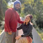 Gayathri Arun Instagram - Somewhere in a corner of nature 🏕 #travelvlog #roadtrip #lifestorieswithgayathriarun #gayathriarun Billing , Himachal , Worlds Second Highest Paragliding Spot !!