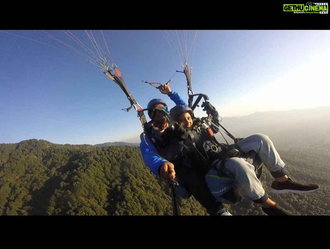 Gayathri Arun Instagram - Bucket list checked off!!👍 #paragliding #birbillingparagliding #asiashighestparaglidingsite #kallus #travelvlog #lifestorieswithgayathriarun #gayathriarun
