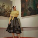 Gayathri Arun Instagram - 🌻🌻🌻 📸 @at_razz_world Mua @ravishing_box @_sanaah._ Stylist @tessaannkoshy Outfit @zawe.calicut