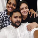 Gayathri Arun Instagram - Us..❤️🤗❤️ @gopikrishnan_r_nair @harikeerthana.r #familytime