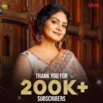 Gayathri Arun Instagram - Thank you 200k family ❤️ #lifestorieswithgayathriarun #youtube