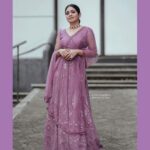 Gayathri Arun Instagram - 🌸Radiant in Rosy Blush Embrace the Subtle Charm of this Pastel Pink Delight🌸 #pastelcolors #pastelpink #workmode #enteammasupera MUA @amal_ajithkumar Stylist: doms.2010 Costume: alankaraboutique Jewellery: adorebypriyanka Photographer: unniharidas43