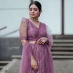 Gayathri Arun Instagram - 🌸Radiant in Rosy Blush Embrace the Subtle Charm of this Pastel Pink Delight🌸 #pastelcolors #pastelpink #workmode #enteammasupera MUA @amal_ajithkumar Stylist: doms.2010 Costume: alankaraboutique Jewellery: adorebypriyanka Photographer: unniharidas43