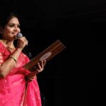 Gayathri Arun Instagram - Bliss of Siva!! Some pictures from yesterday’s event organised by Sivam magazine and @rhythm_bhara in association with Central Ministry of Cultural affairs. Blessed to be a part of such an auspicious event🙏❤️ Draped in @byhand.in jewellery @abharanashaala #sivammagazine #rhythmbhara #culturalministry #centralgovernment #azadikaamritmahotsav