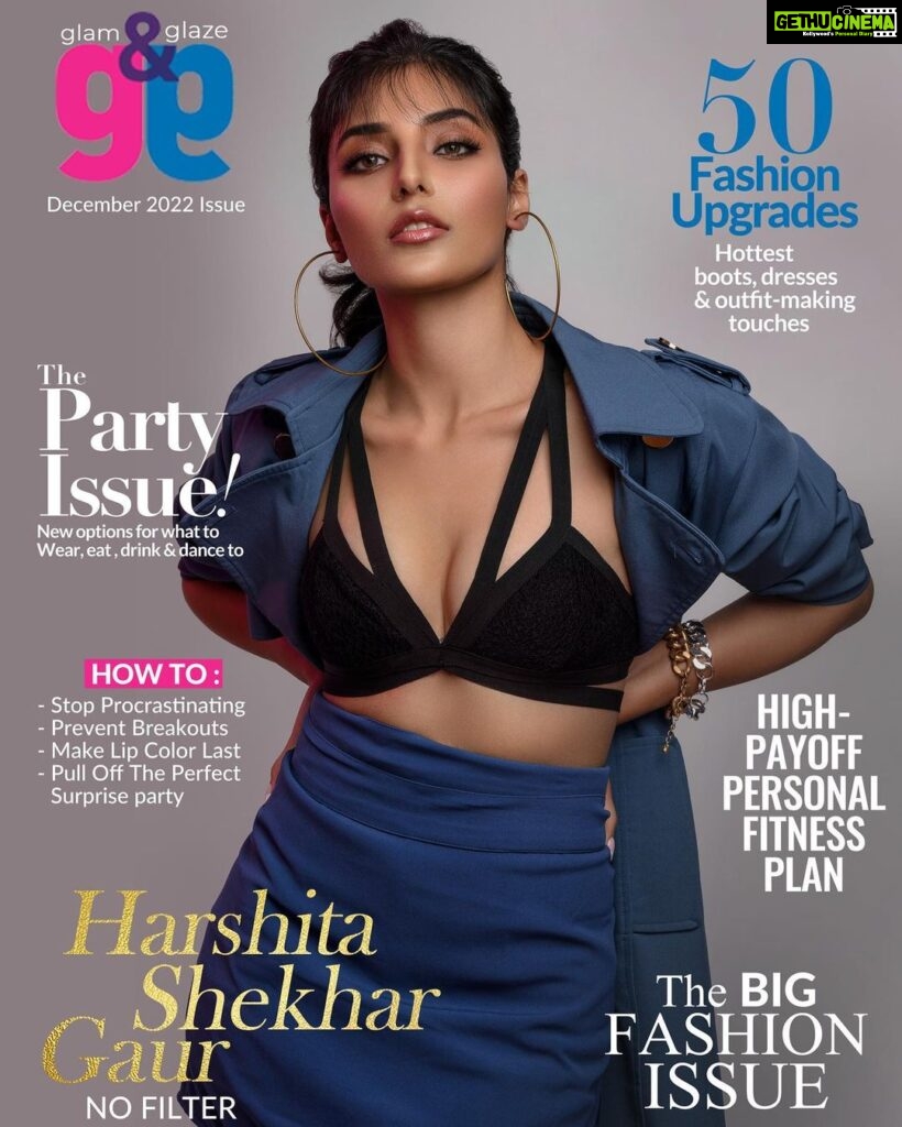 Harshita Gaur Instagram - Quirky , bold & glamorous @harshita1210 with no filter featuring in the cover of December issue @gngmagazine . She has gathered accolades for her various versatile performances . Photography @praveenbhat Mua @shekharghoshofficial Styling @sheltun_khumhring #indianactress #harshitagaur #bollywoodactress #magazinecover #gngmagazine #bollywoodfashion