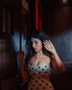 Harshita Gaur Instagram - When you are caught leaving the party without saying bye 🫣 . . 📸 @areesz Styled by @bombaebyaisha MUA @makeupandhairby_tanisha Assisted by @ravinder.makeupandhair Rodeo Drive India