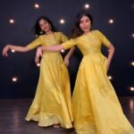 Harshita Gaur Instagram - Afreen Afreen 💛 Finally we could meet and shoot again, I taught her the routine in an hour, and we shot this video the next hour, she pulled this off so gracefully @harshita1210 . A big thanks to this man @rohitmandrulkar it wouldn't have been possible without you🌟 . Choreography By Me Outfits by @panishaofficial Location @mantras11official Ps. This is our second collab together, the first one was sun saathiya, and I still recieve beautiful covers of that choreography. . #feelitreelit #reelitfeelit #semiclassical #bollyclassical #khyatijajoo #khyatijajoochoreography #dancereel #afreenafreen #rahatfatehalikhan #mominamustehsan #cokestudio #harshitagaur