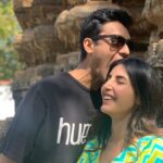 Harshita Gaur Instagram - 💚 @tarungohel91 @ritwikbhowmik .. you don’t have to eat my head literally now 🙄 Kawardha Bhoramdev