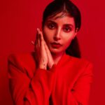 Harshita Gaur Instagram - Throwback to when I was painted red! . . 📸 @shaktismaran 👗 @thejaswi_kotha 💄 @saikrishnabandari