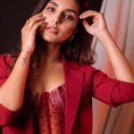 Harshita Gaur Instagram - 🍓 . . 📸 @ashraygoyalphotography Styled by @akankshakawediastyle MUA @manishsharma96 Outfit @varnikasangoi #jehanabadpromotions