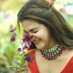 Honey Rose Instagram - Photography @_sumesh_sukumaran_ Mua @sreshtamakeup Costume @cinderlladesign_studio Accessories @anokhi_priyakishore Location @bumblebee.garden.unib @unibmakeupstudio @binnu_john_