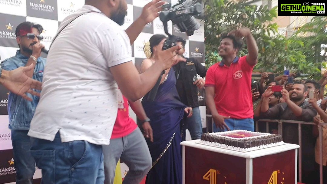 Honey Rose Instagram - Annual day celebration of Nakshatra Gold and diamonds