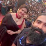 Honey Rose Instagram - Thank you Thiruvaali for this gracious reception ❤️❤️❤️ @popeesbabycare