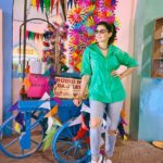 Ihana Dhillon Instagram - Punjab de rang at @rangpunjabofficial 😍😍 #ranpunjab #amritsar #townhallamritsar #colours #punjabifood #travel #photography #indianrestaurant #bestfood #actor #greenlove💚 #instagood #insta #live #love #ihanadhillon Rang Punjab