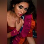 Indhuja Ravichandran Instagram - "DO NOT WAIT TO STRIKE TILL THE IRON IS HOT BUT MAKE IT HOT BY STRIKING.”💫 Photography @soozanapvan Hair & Make up @renuka_mua Styling @beingroofa Outfit @colorsandmirrors Studio: @studio24chennai