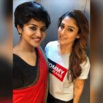 Indhuja Ravichandran Instagram – Happy Birthday to the strongest &prettiest women I have witnessed in our industry “The lady superstar “who gives 100% soul to everything she does..A true fighter and a genuine hearted person ❤️ I owe a heartfelt thanks for paving way and being an inspiration for many women out there…pleasure working with u and your name will be cherished forever by all mam…love you for your heart and art u got ❤️ @wikkiofficial 
#hbdnayanthara #ladysuperstar #pretty #smileforver ❤️