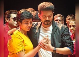 Indhuja Ravichandran Instagram - Yeh !! This is how my birthday became so precious this year with @arrahman sir🥰 Tnq Vijay sir ❤️U created this moment🤗 #myalltimefavourite❤️ #arrahman #lovlyhuman #thalapathyvijay #alwayscute #atlee #agsentertainment #bigil #vaembu #birthdaycelebration #01aug2019 #singapenneysongshoot