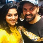 Indhuja Ravichandran Instagram – “Another important movie in my career” First day First show  #MAGAMUNI with my sweeties @athulyaofficial @mahima_nambiar🥰🥰
@aryaoffl😍
Costumes @zol_studio
