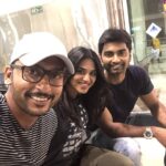 Indhuja Ravichandran Instagram - With @atharvaamurali & @irjbalaji #boomerang releasing tomorrow, Do watch it in theatre, support the team😊