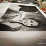 Indhuja Ravichandran Instagram - Thanks for the art work made by @clare_reshma 😍😍
