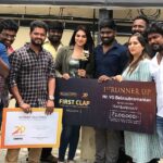 Indhuja Ravichandran Instagram - #KAMBALIPOOCHI short film won 2nd in #moviebuff !!! Happy to be a part of it 😊 all credits to the very talented @vg_bala !!! Wish to see u in the director seat soon 👍 tnq #suriya sir for the genuine initiative !!!!