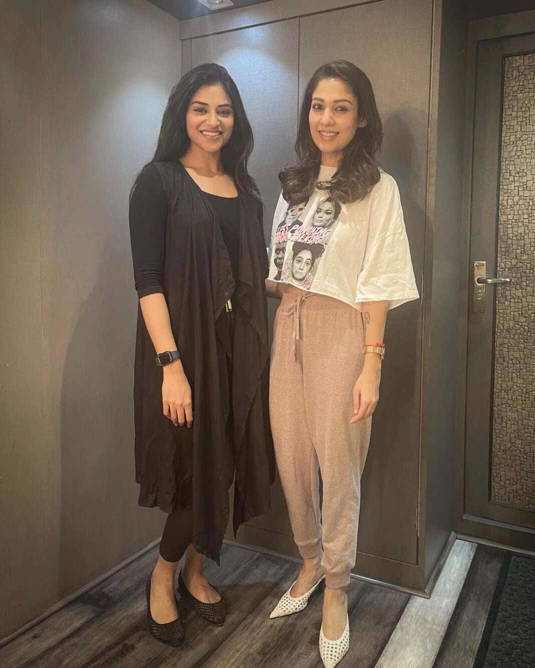 Indhuja Ravichandran Instagram - Happiest birthday to the most genuine and strongest persona I know…! Wishing you eternal happiness & love on this special birthday of yours ❤️ #happybirthdaynayanthara #ladysuperstar