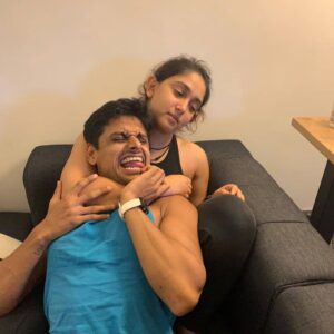 Ira Khan Instagram - He's such a dramebaaz!
.
.
.
#love #cuddles #happypill
