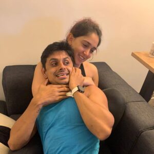 Ira Khan Instagram - He's such a dramebaaz!
.
.
.
#love #cuddles #happypill