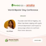 Ira Khan Instagram - Looking forward and honoured to be a part of the conversation 💛 Tickets in my bio! . . . #bipolar #letstalk #bipolarindia #worldbipolarday #mentalhealth #mentalhealthawareness #speaker #mentalhealthsupport #mentalhealthsupportfoundation