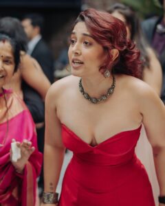 Ira Khan Instagram - I have never felt entirely pretty. 
But I did that day. 
I felt like a princess. 
I felt like I could be photographed from any angle with whatever expression and I still looked pretty. 

Thank you @coleen_khan_affonso ❤️ for making look gorgeous 
and @etherealstudio.in for capturing it and our (@nupur_shikhare ) special day.