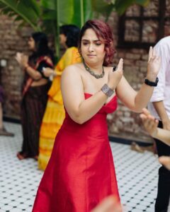 Ira Khan Instagram - I have never felt entirely pretty. 
But I did that day. 
I felt like a princess. 
I felt like I could be photographed from any angle with whatever expression and I still looked pretty. 

Thank you @coleen_khan_affonso ❤️ for making look gorgeous 
and @etherealstudio.in for capturing it and our (@nupur_shikhare ) special day.