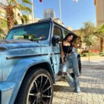 Ishita Raj Sharma Instagram - As Sean Boswell said in Tokyo drift- “It’s not the ride, It’s the rider” 😜 . . . . . #dubaitravel #travelwithIR #ishitaraaj #carsofinsta Downtown Dubai