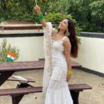 Ishita Raj Sharma Instagram – Carrying my own little INDIA in my heart❤️ 
Happy Independence #foreverthatIndian Home, Delhi