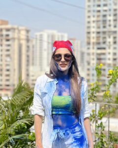 Ishita Raj Sharma Instagram - From Shades to Wades - Holi switches! 
Hope you had a joyous one✨
.
#mystiqueofindia 😉 #wolverineedition 😜