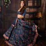 Ishita Raj Sharma Instagram - If India is a canvas, a lehenga is the art💙 . . @archanakochharofficial