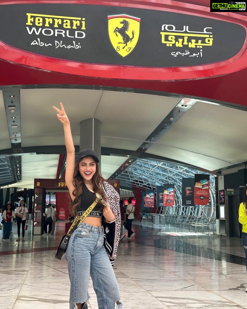 Ishita Raj Sharma Instagram - If you’re happy and you know it say vrommm vrommmm 🤘 Ferrari World, Abu Dhabi, UAE