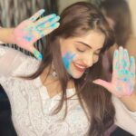 Ishita Raj Sharma Instagram - Pyar se raho sabke sung, Khelo holi ke saare rang! Happy holi ‘21 🌈🌸