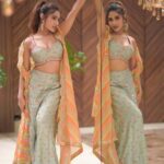 Ishita Raj Sharma Instagram - Soft florals and pastels 🌸☘️🍁 . . Rocking in this @gopivaiddesigns 📸 @iam_rajinamdar #bombaytimesfashionweek2023